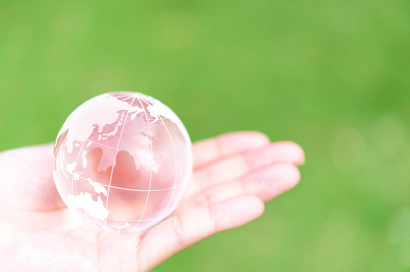 地球を癒す優しい手